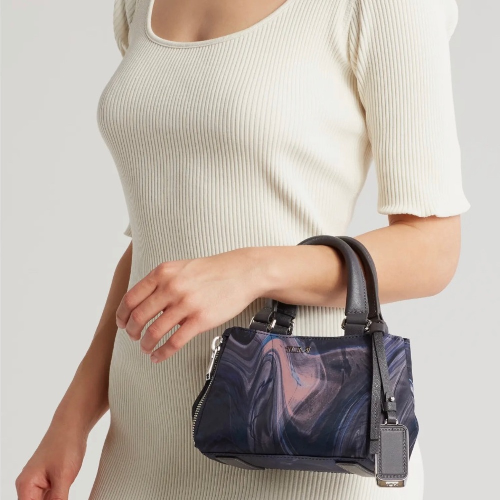 Like New Tumi Yoyageur Valetta Micro Tote Crossbody used 1x